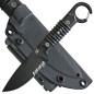 Preview: Fox Knives, outdoor knife, partial serration, Kydex sheath, belt adapter